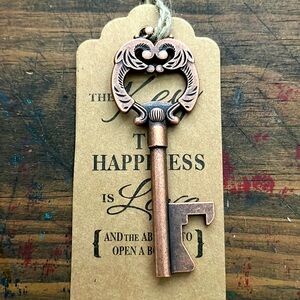 🗝️Vintage Style Copper Key Bottle Opener House Warming Birthday Christmas Gift🗝️